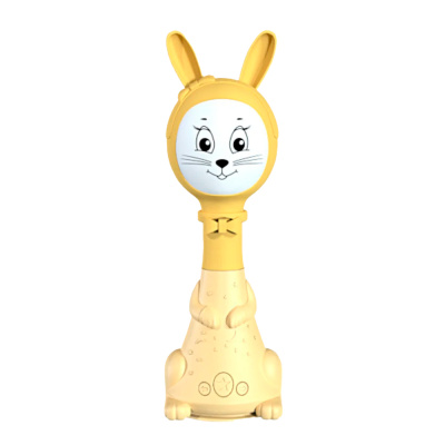 Интерактивная игрушка Зайчик 10 режимов работы Няня BertToys FD125 желтый 1